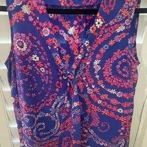 Lilly Pulitzer Sleeveles Top Womens Size Small
